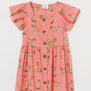 Cheetah Print Button Up Sundress